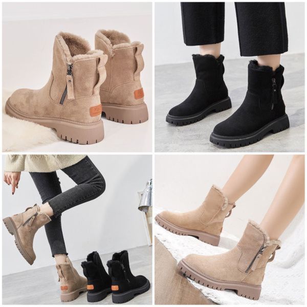 Orthopädische Damen Stiefeletten Mit Stabilem Absatz