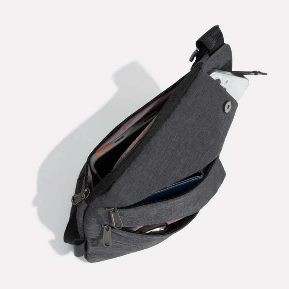 Sac bandoulière antivol avec protection RFID