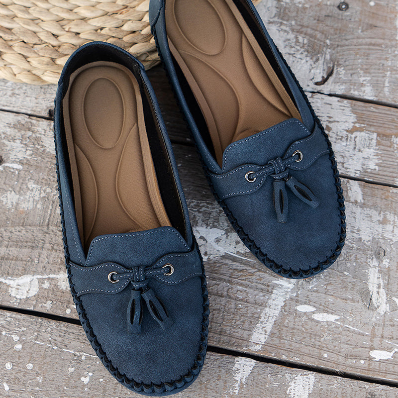 Orthopädische Damen Loafer mit Fußgewölbestütze