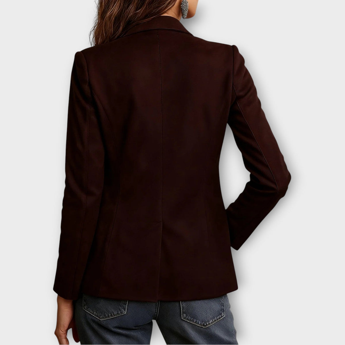 Damen Wildleder Blazer im Vintage Look