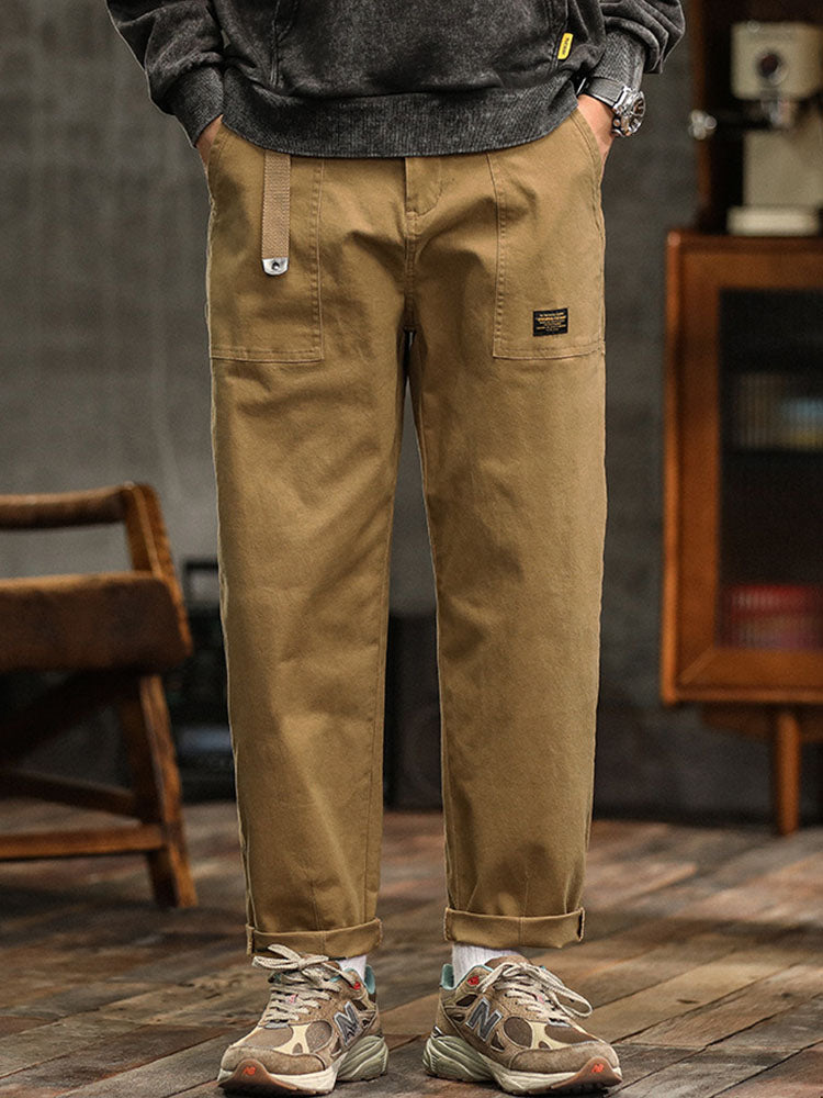 Bequeme Cargohose mit Utility-Taschen und Gürtel
