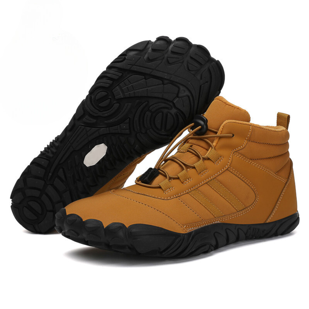Unisex Fleece Gefütterte Barfußschuhe mit Breiter Zehenbox