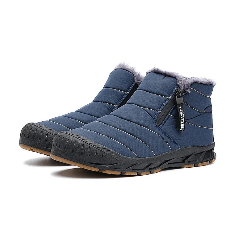 Gefütterte Barfussschuhe für den Winter mit breiter Zehenbox