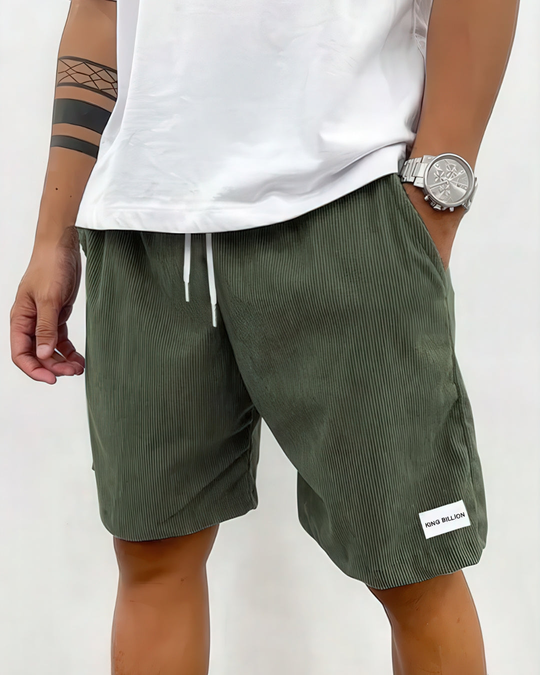 Herren Casual Shorts Lockere Passform Leichter Stoff