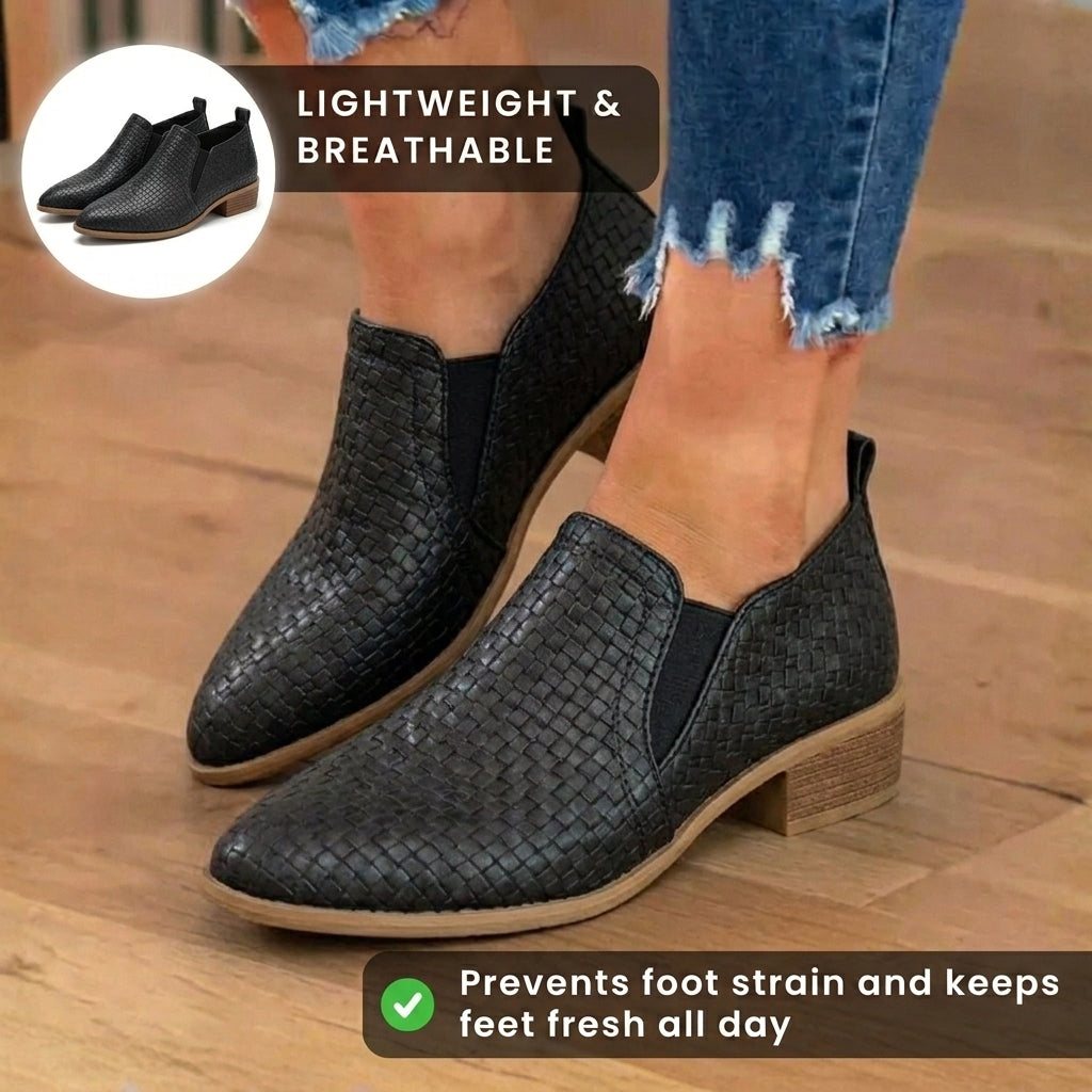 Flache Orthopädische Damen Sneaker in Neutralen Tönen