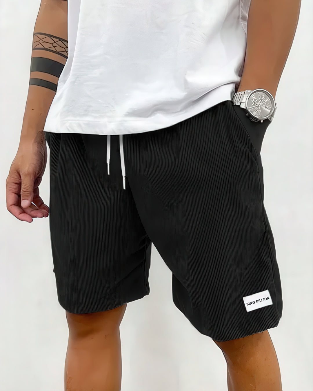 Herren Casual Shorts Lockere Passform Leichter Stoff