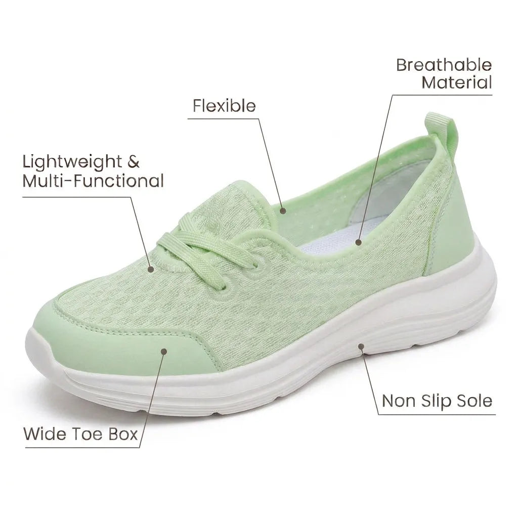 Orthopädische Damen Walkingschuhe mit gepolsterter Innensohle