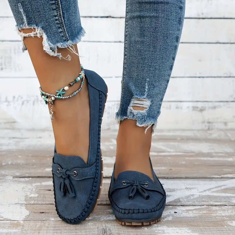 Orthopädische Damen Loafer mit Fußgewölbestütze