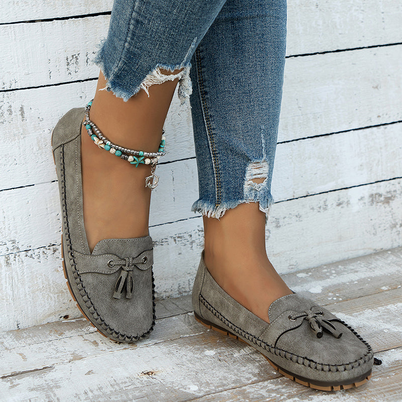 Orthopädische Damen Loafer mit Fußgewölbestütze