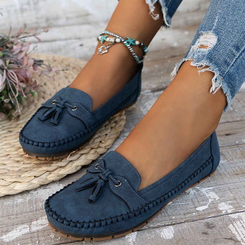 Orthopädische Damen Loafer mit Fußgewölbestütze