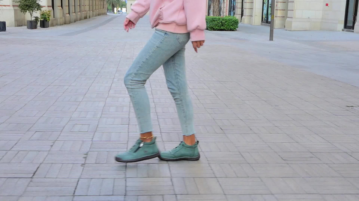 Damen Walkingschuhe mit Weiter Zehenbox und Rutschfester Sohle