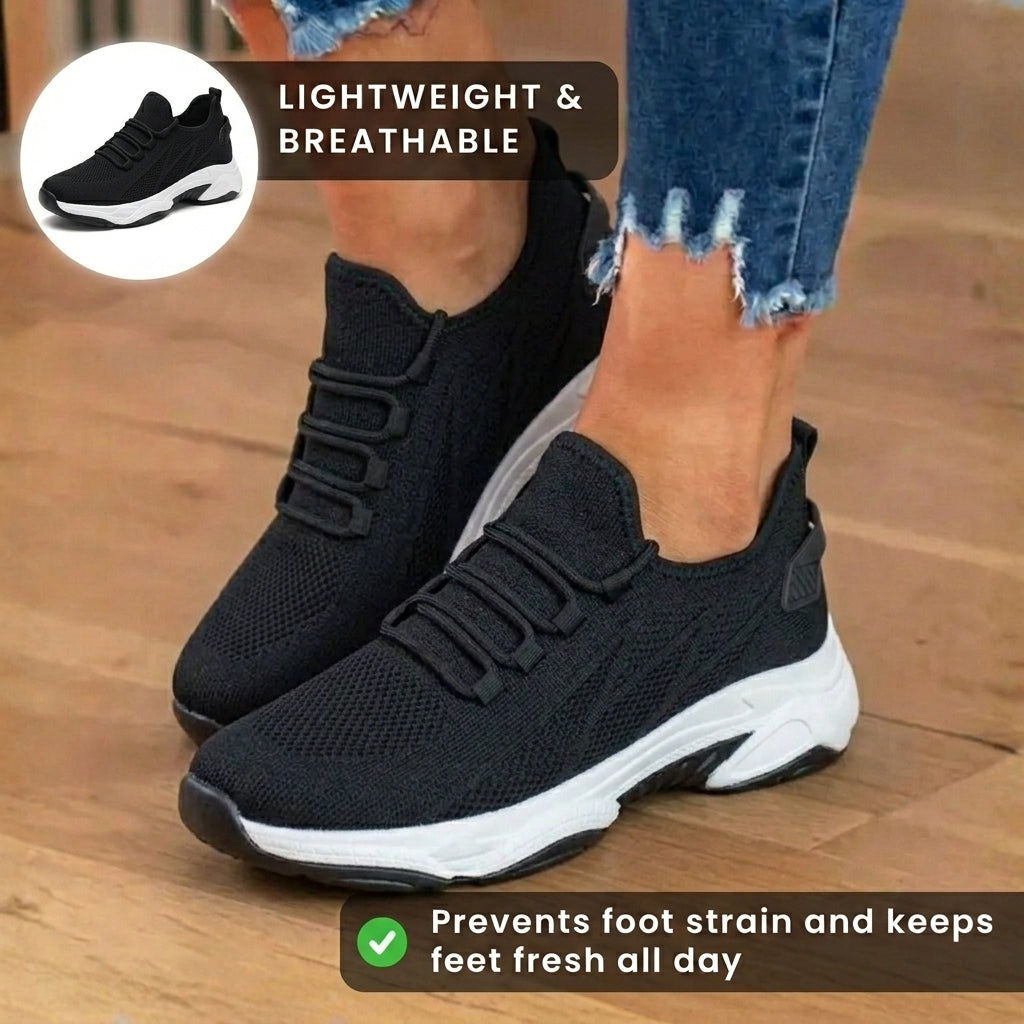 Zweifarbige Orthopädische Damen Sneaker für den Alltag