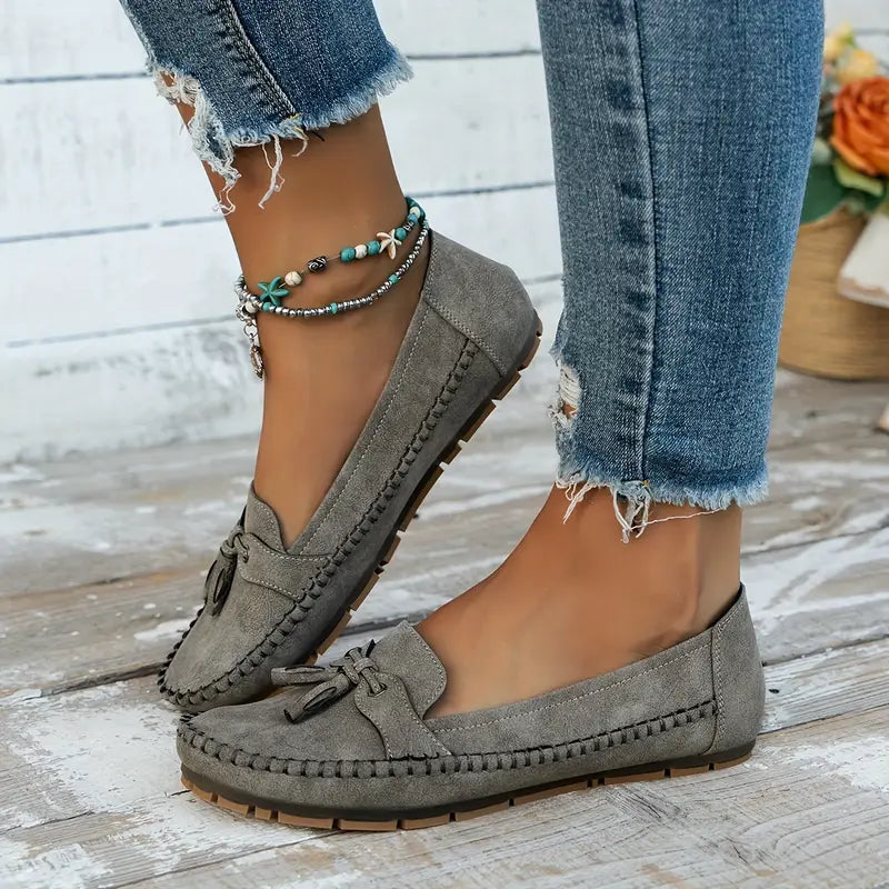 Orthopädische Damen Loafer mit Fußgewölbestütze