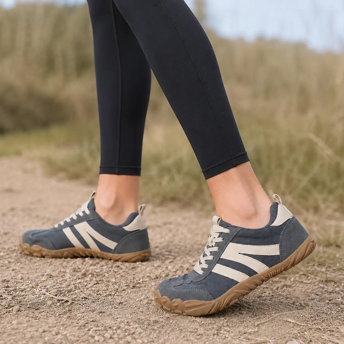 Leichte Barfuß Wanderschuhe mit weiter Passform