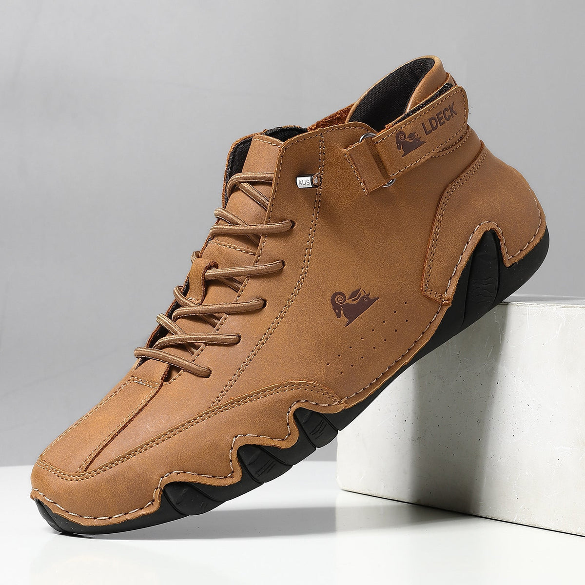 Unisex Barfußschuhe aus PU Leder mit Rutschfester Sohle