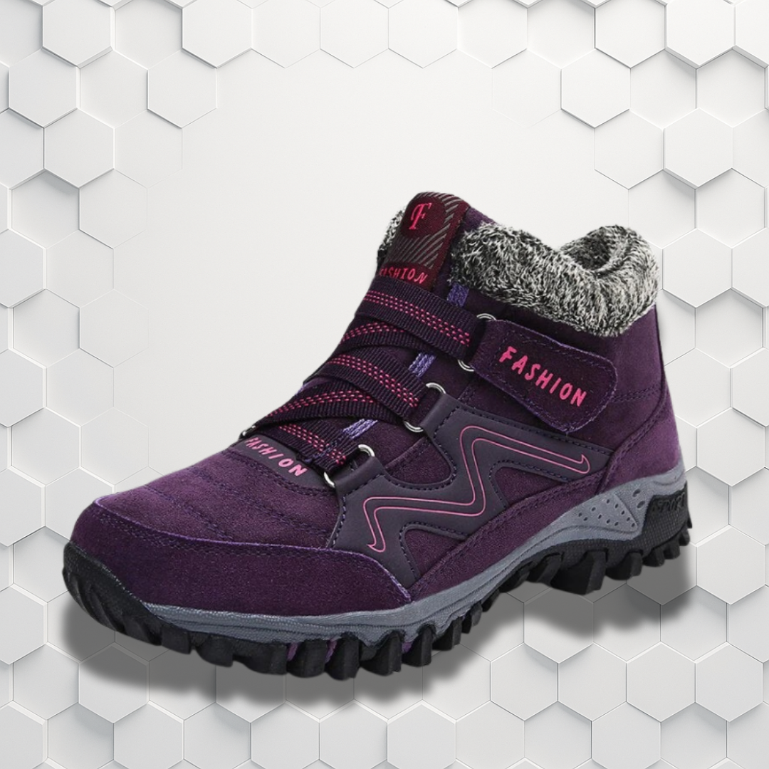 Sportliche Orthopädische Damen Winterschuhe mit Warmfutter