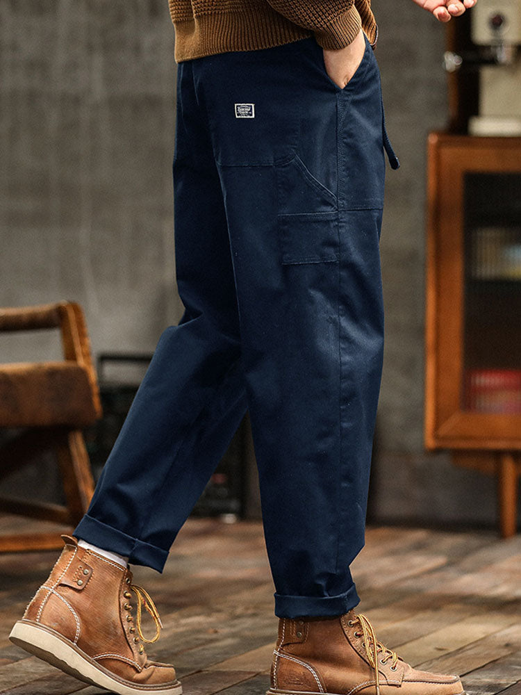 Bequeme Cargohose mit Utility-Taschen und Gürtel