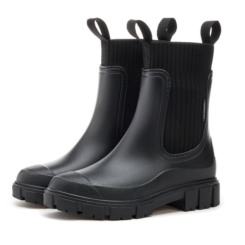 Wasserdichte Damen Gummistiefel mit Rutschfester Sohle