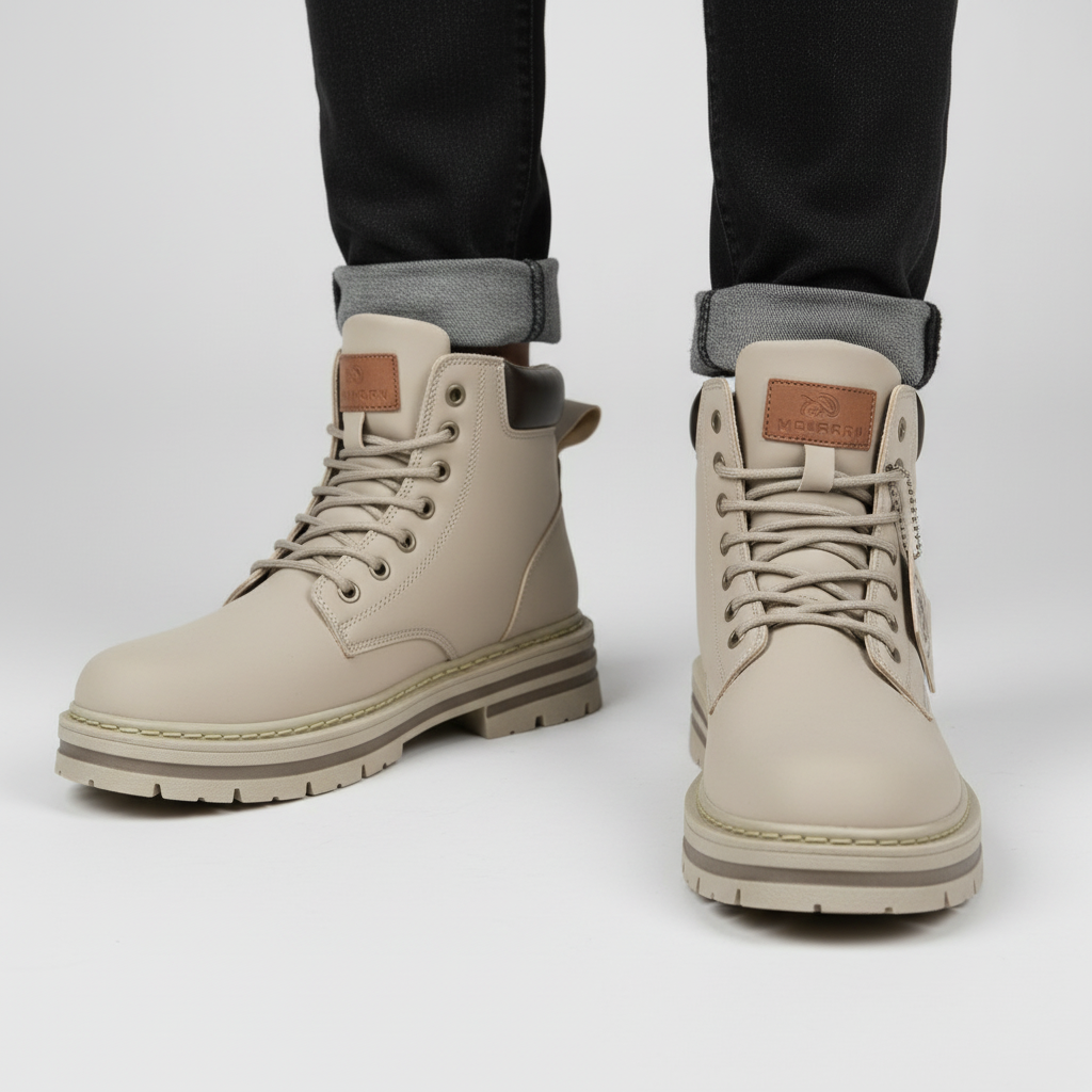 Wasserabweisende Herren Winterstiefel Mit Griffiger Sohle