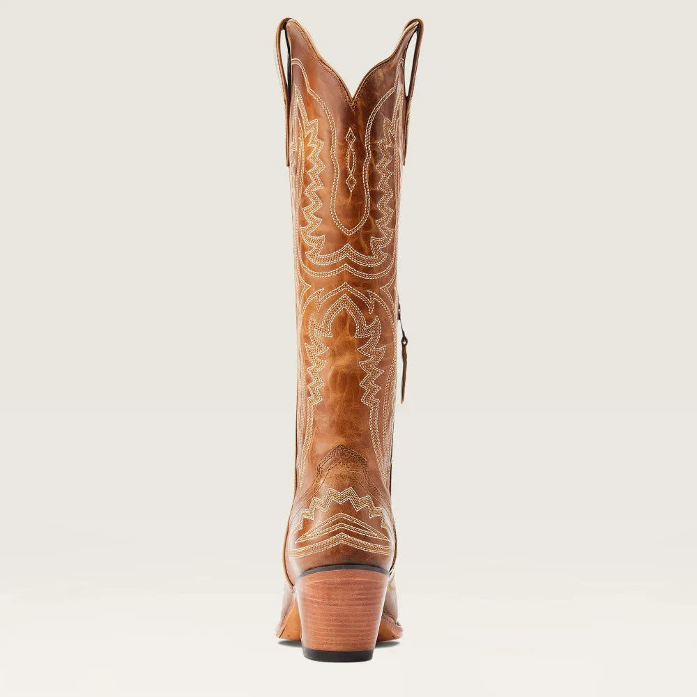 Bottes de cow-boy western pour femmes avec broderie et talon bloc