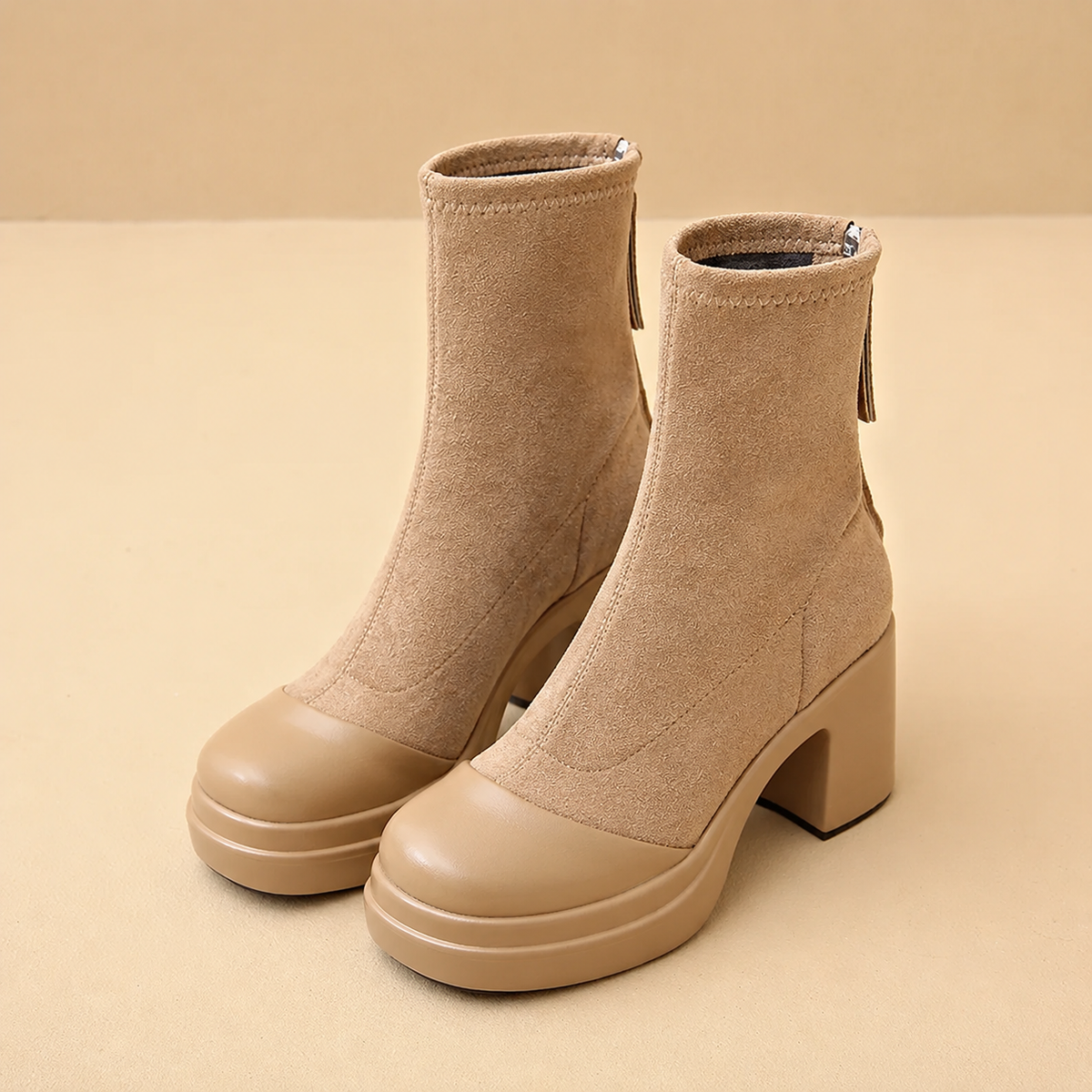 Bequeme Damen Stiefel mit weicher Sohle