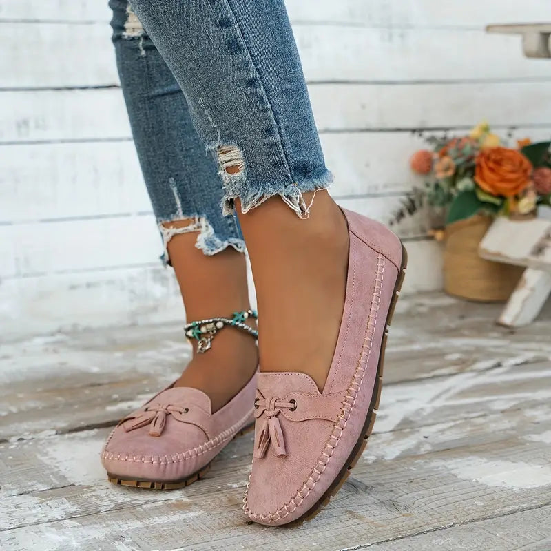 Orthopädische Damen Loafer mit Fußgewölbestütze
