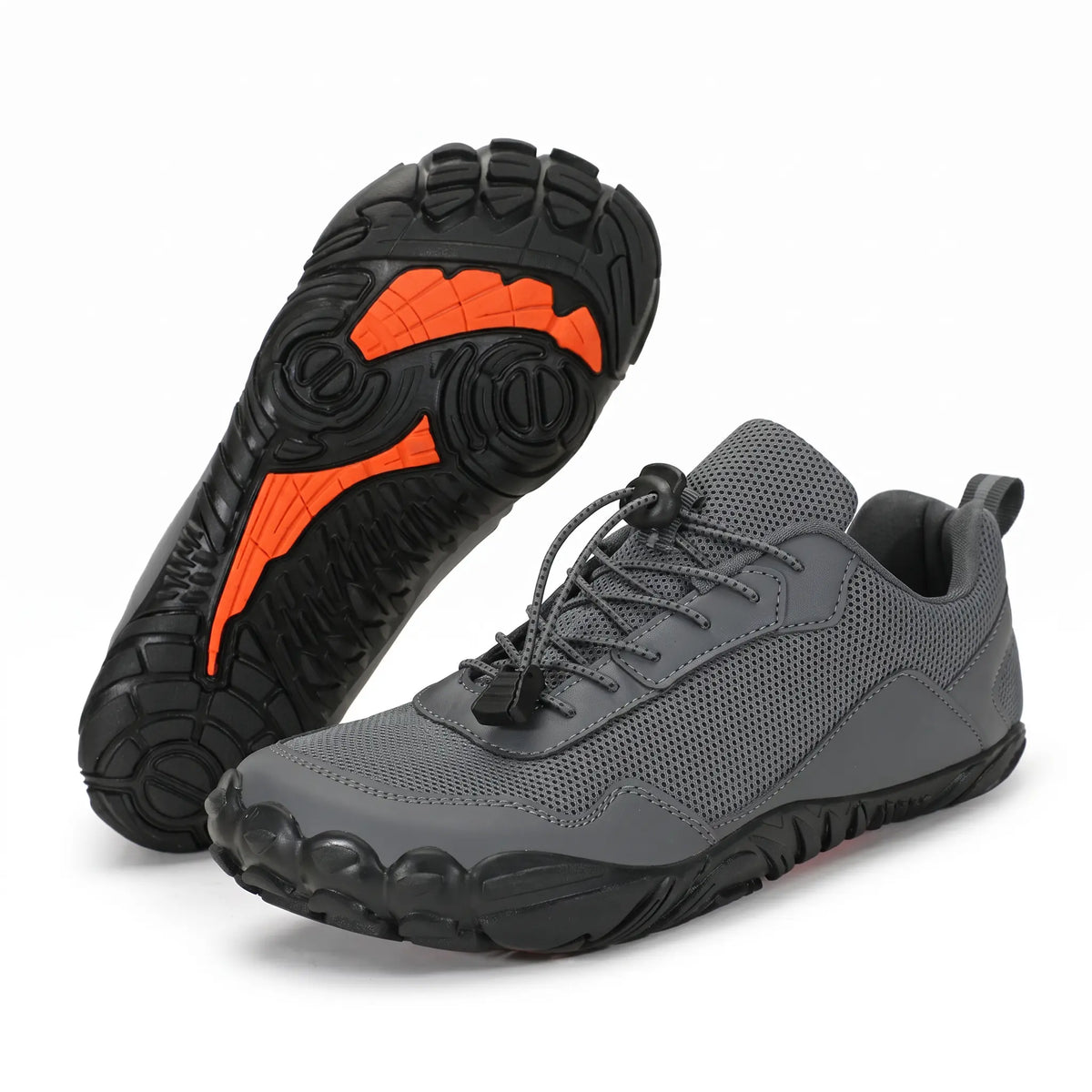 Rutschfeste Barfuß Wanderschuhe mit breiter Zehenbox
