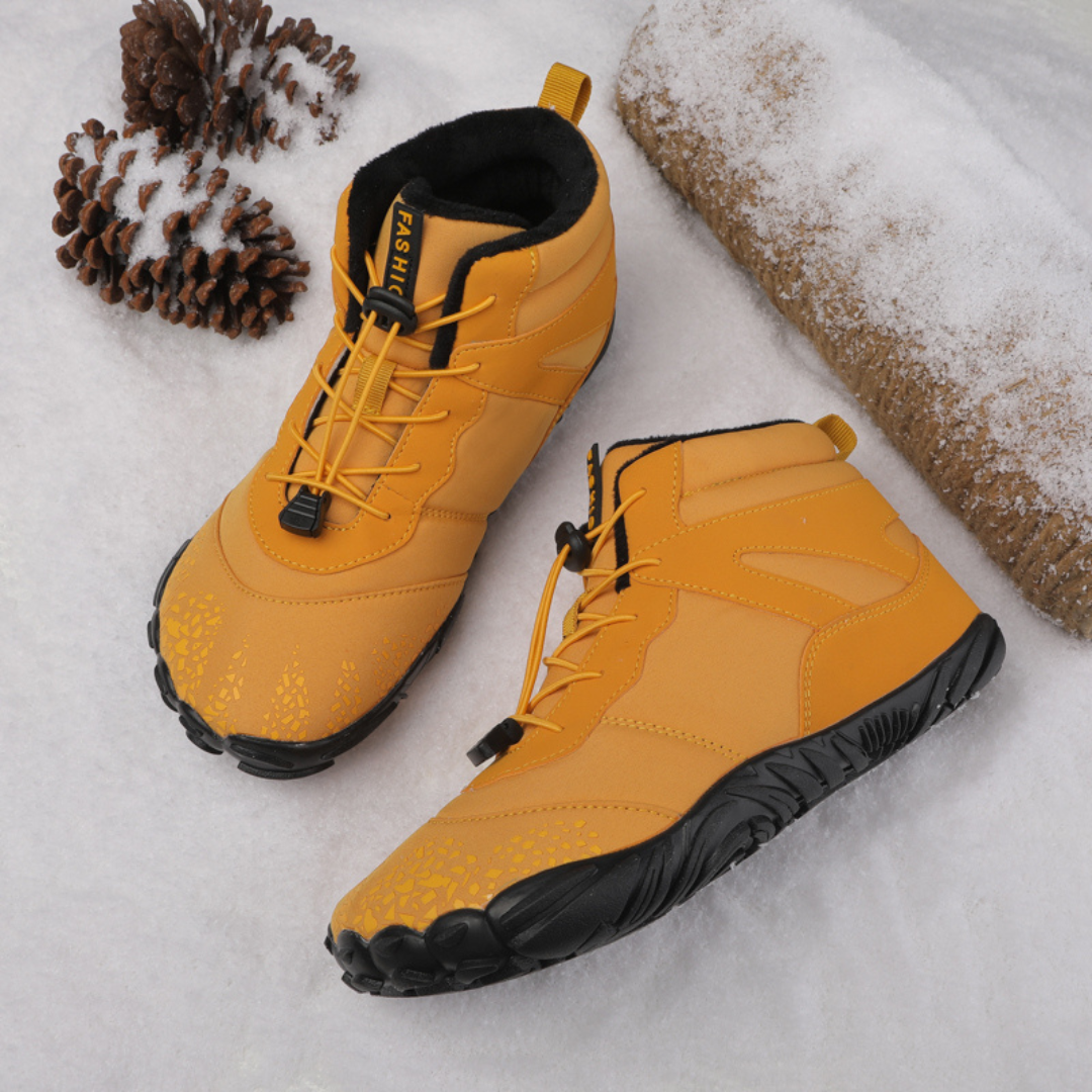 Unisex Wasserdichte Winter Barfußschuhe mit Fleecefutter