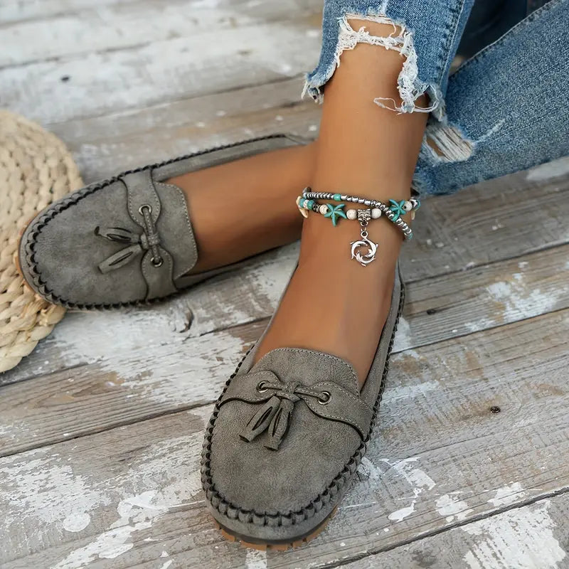 Orthopädische Damen Loafer mit Fußgewölbestütze