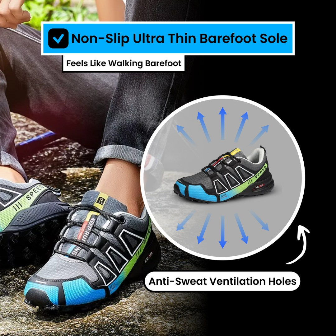 Unisex Barfuß Outdoorschuhe mit Rutschfester Gummisohle