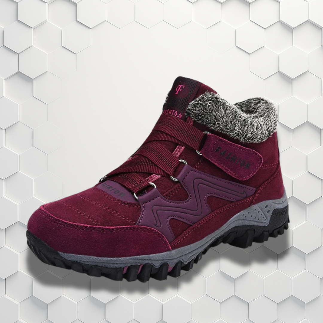 Sportliche Orthopädische Damen Winterschuhe mit Warmfutter