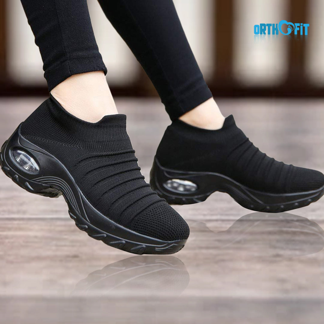 Atmungsaktive Damen Orthopädie Schuhe mit Dämpfung