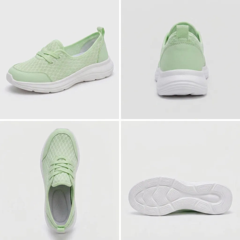 Orthopädische Damen Walkingschuhe mit gepolsterter Innensohle