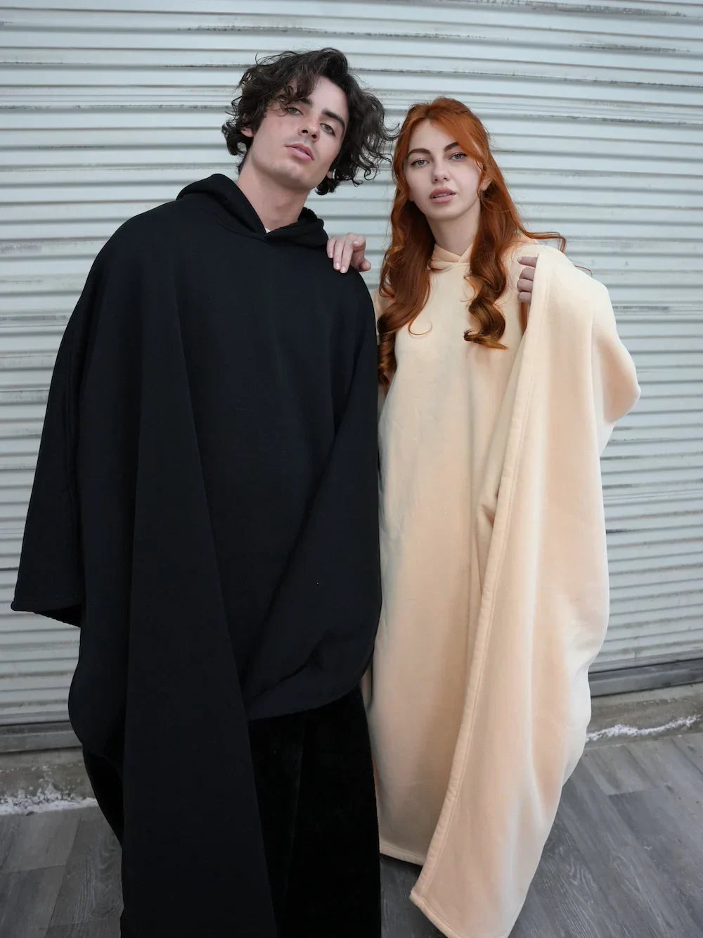 Sweat à capuche oversize douillet avec doublure douce