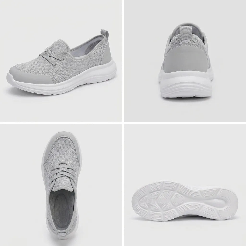 Orthopädische Damen Walkingschuhe mit gepolsterter Innensohle