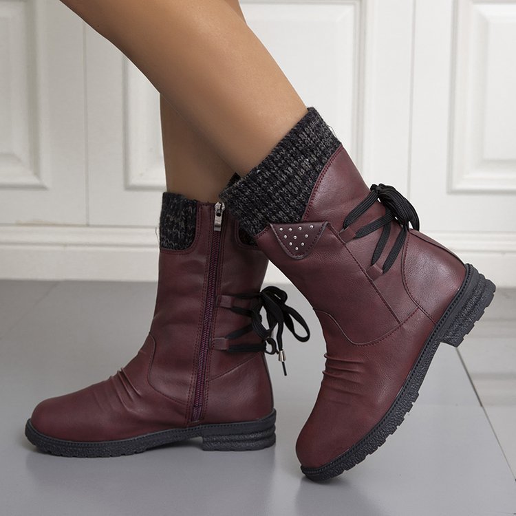 Unisex Warme Barfuß Winterschuhe mit Rutschfester Sohle