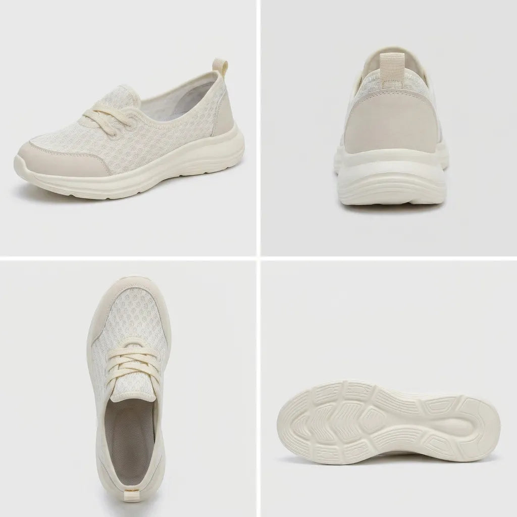 Orthopädische Damen Walkingschuhe mit gepolsterter Innensohle
