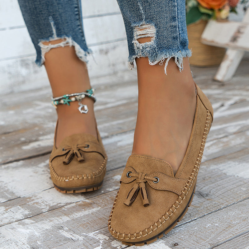 Orthopädische Damen Loafer mit Fußgewölbestütze