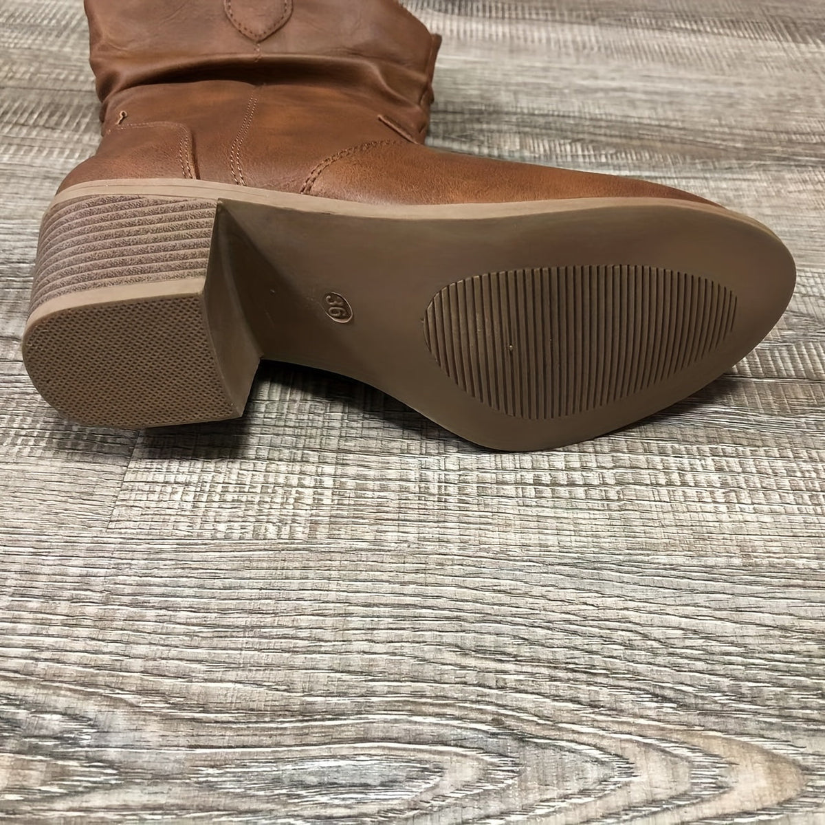 Flache Damen Western Stiefeletten Für Breite Waden