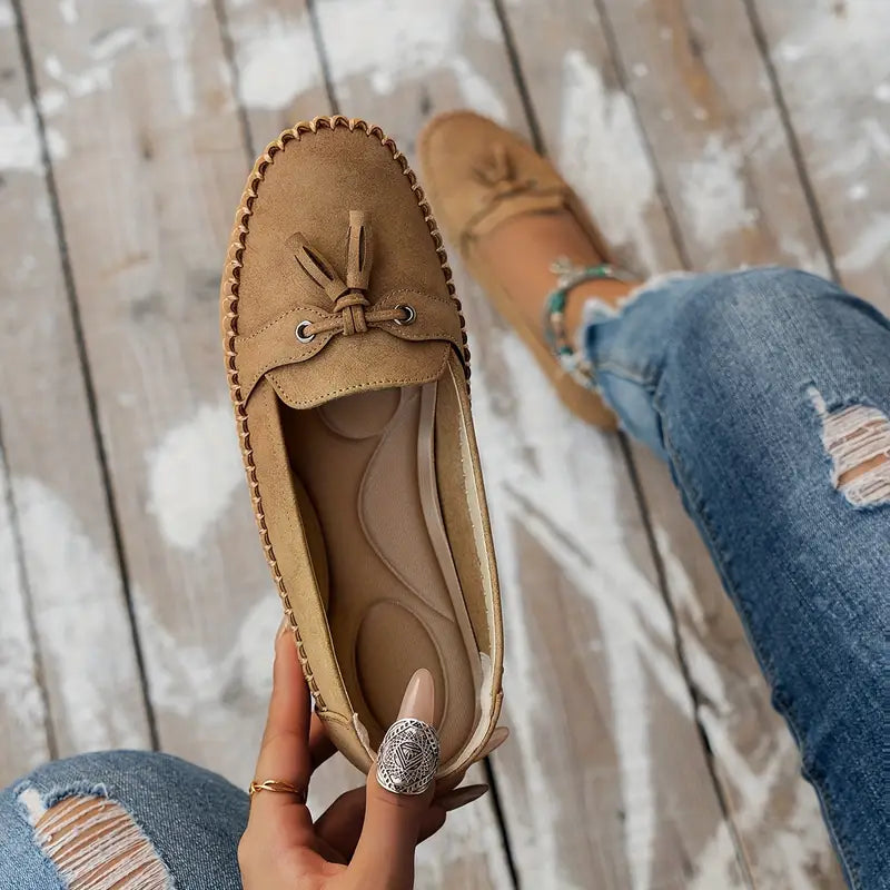 Orthopädische Damen Loafer mit Fußgewölbestütze