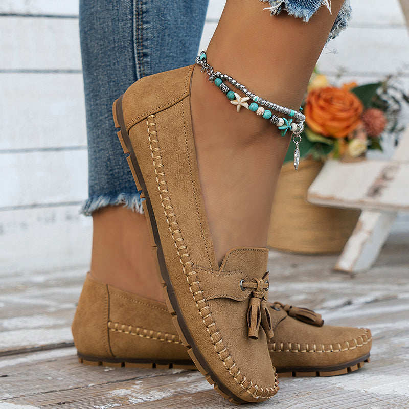 Orthopädische Damen Loafer mit Fußgewölbestütze