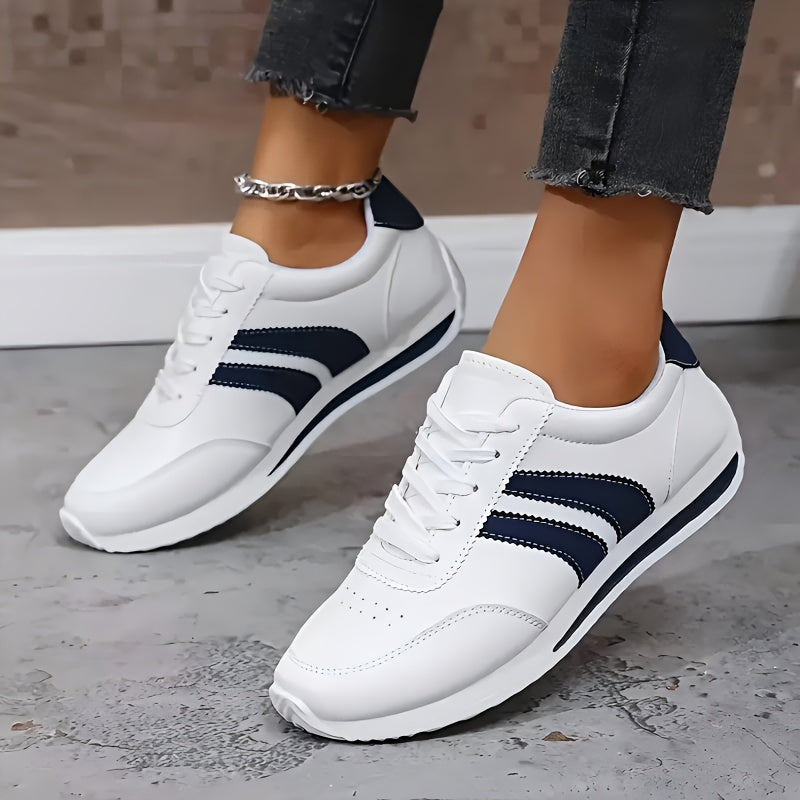 Damen Orthopädische Schnürsneaker mit Dreifach-Fussgewölbestütze