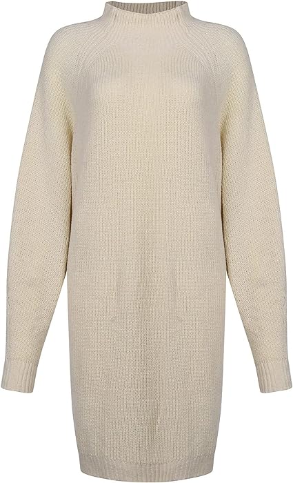 Rollkragen Strickkleid Mit Weiter Passform