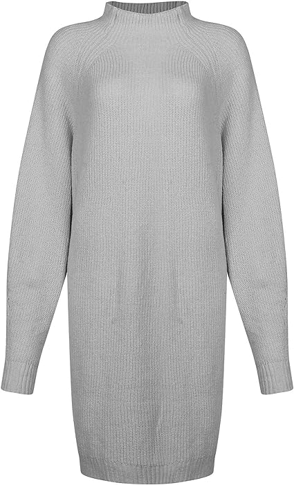 Rollkragen Strickkleid Mit Weiter Passform