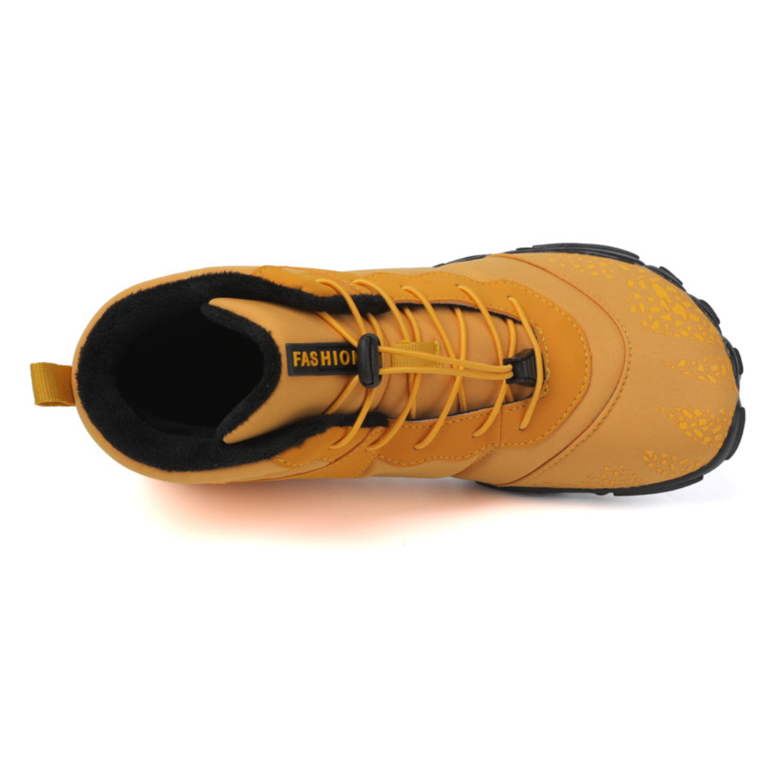 Unisex Wasserdichte Winter Barfußschuhe mit Fleecefutter