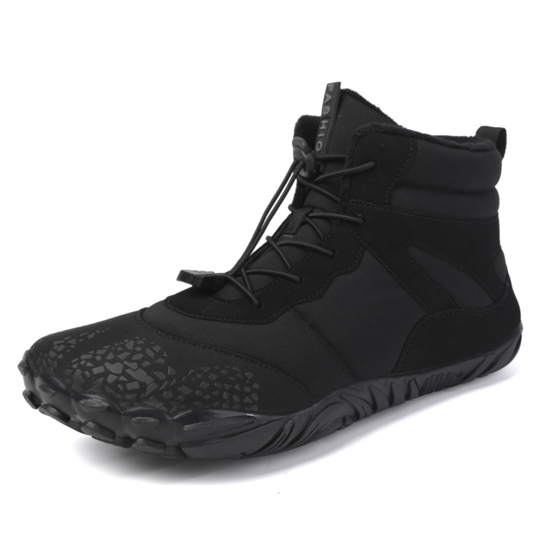 Unisex Wasserdichte Winter Barfußschuhe mit Fleecefutter