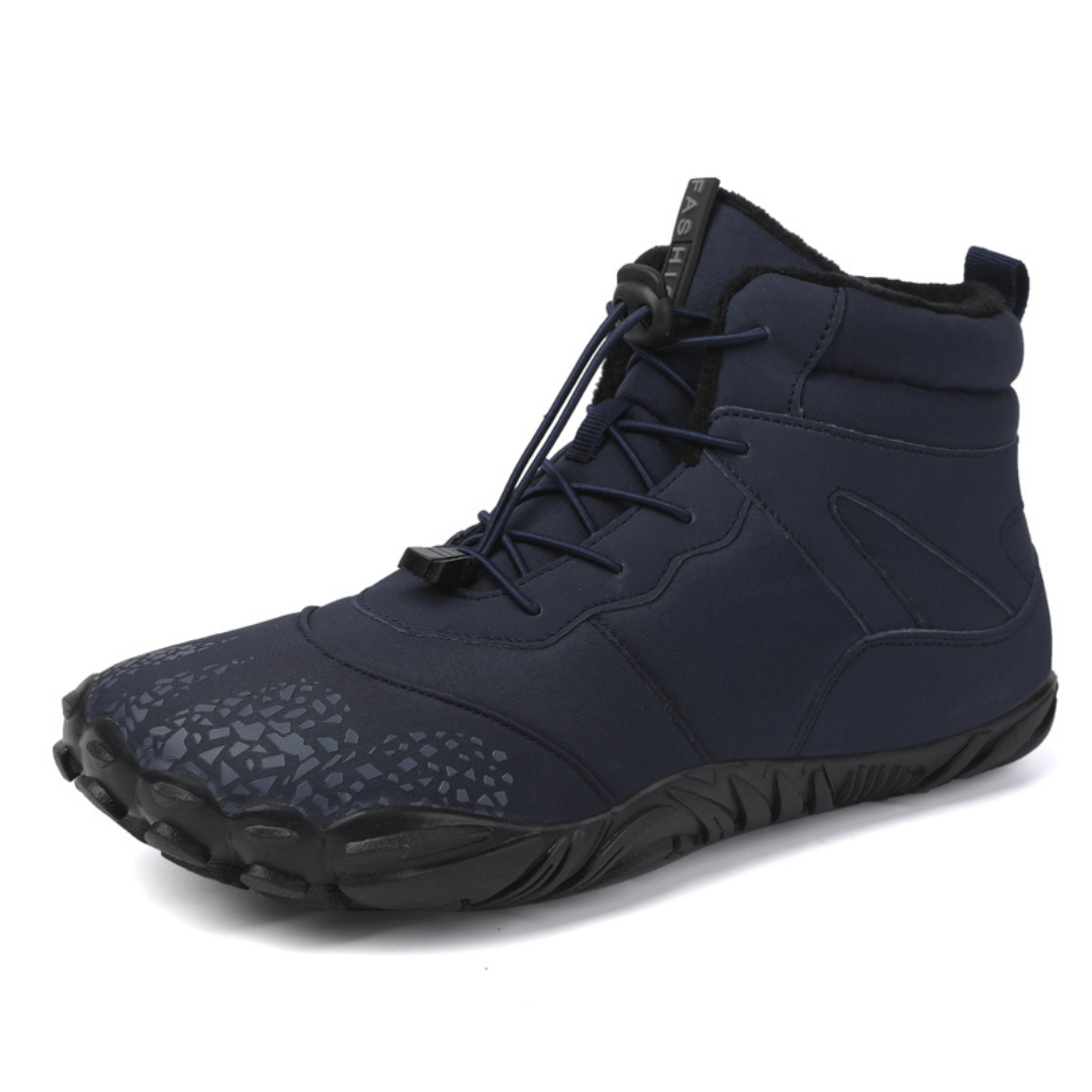 Unisex Wasserdichte Winter Barfußschuhe mit Fleecefutter