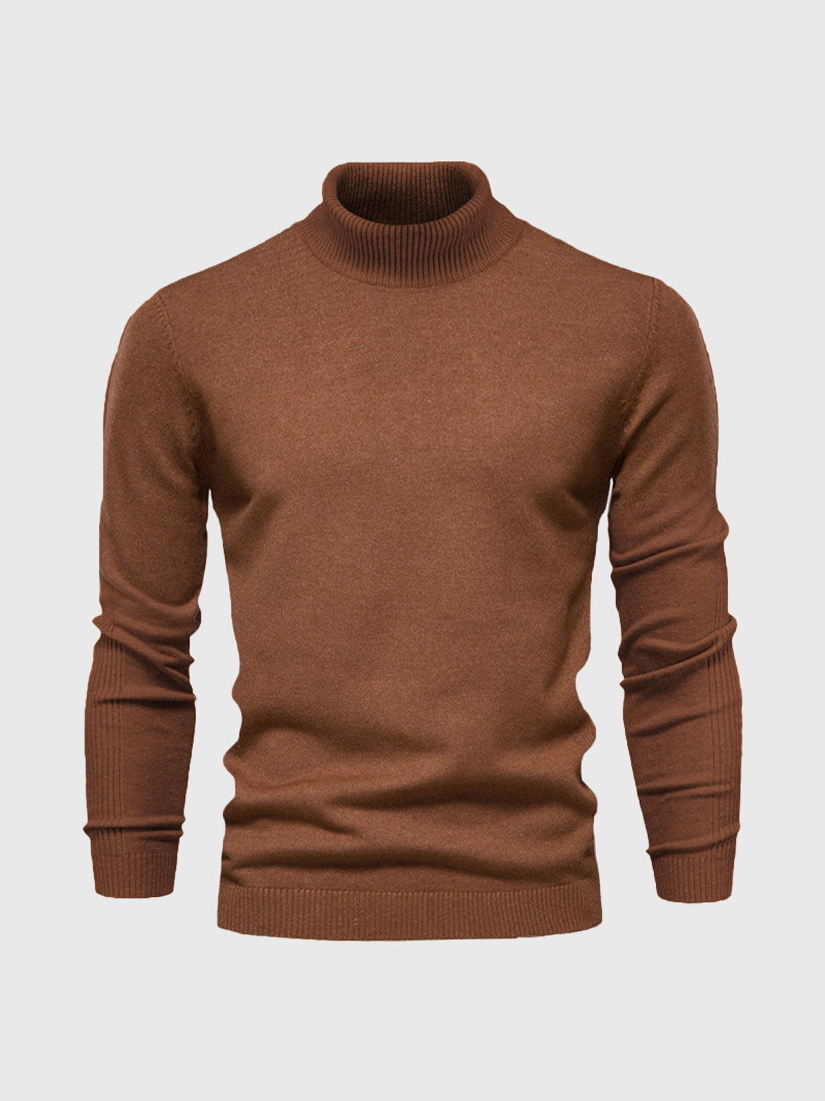 Pull à col roulé pour homme, lavable
