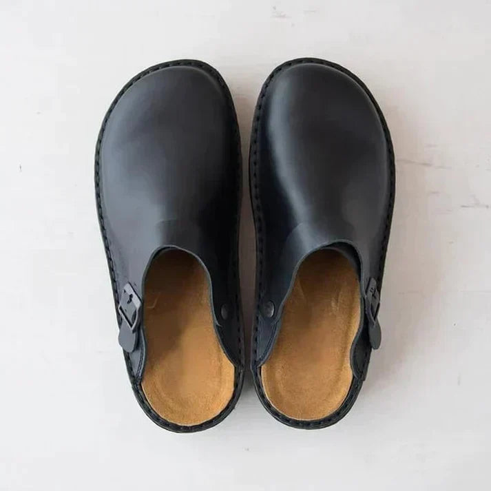 Orthopädische Clogs aus Kunstleder für Herren