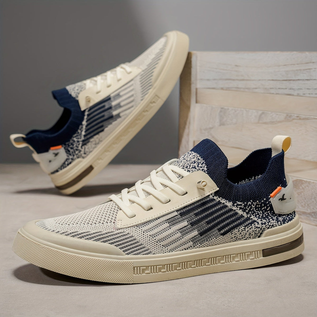 Leichte Strick-Sneaker im Streetwear-Stil